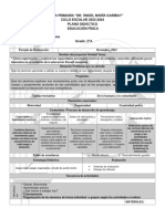 Plano Didactico 2°A DICIEMBRE