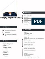 Black & White Minimalistic Professional Resume 4