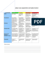 rúbrica de evaluación 