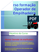 Formação de Operador de Empilhadeira