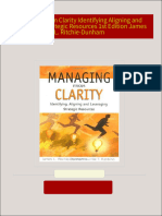 Download full Managing from Clarity Identifying Aligning and Leveraging Strategic Resources 1st Edition James L. Ritchie-Dunham ebook all chapters