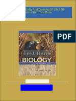 Complete Download of Biology The Unity And Diversity Of Life 15th Edition Starr Test Bank Full Chapters in PDF DOCX