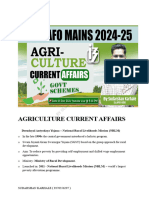 AGRI Current Affairs AFO MAINS 2024-25