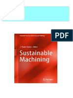 Immediate download Sustainable Machining J. Paulo Davim ebooks 2024