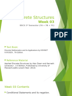 Discrete Structures (w3)