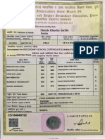 10th marksheet