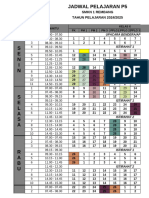 Jadwal p5 Minggu Kedua