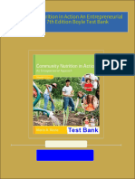 Instant download Community Nutrition in Action An Entrepreneurial Approach 7th Edition Boyle Test Bank pdf all chapter