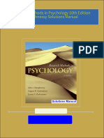 Get Research Methods in Psychology 10th Edition Shaughnessy Solutions Manual free all chapters