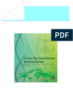 Download full Gene Environment Interactions: Nature and Nurture in the Twenty-first Century 1st Edition Moyra Smith ebook all chapters