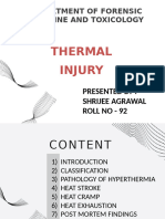 thermal injuries 