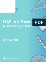 NAPLAN Yr 3 Numeracy Test-2 Answers