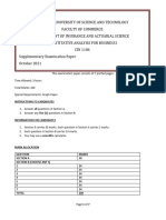 QAB1 CIN1106 Supplementary Paper October 2021