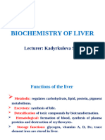 BIOCHEMISTRY OF LIVER