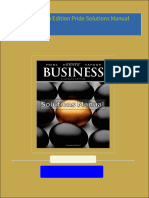 Business 11th Edition Pride Solutions Manual all chapter instant download