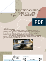 DESIGN OF PHYSICO-CHEMICAL TREATMENT SYSTEMS