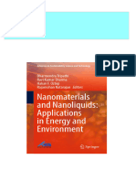 Nanomaterials and Nanoliquids Applications in Energy and Environment 1st Edition Dharmendra Tripathi Ravi Kumar Sharma Hakan F Oztop Rajamohan Natarajan Eds 2024 Scribd Download