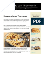 Huevos rellenos Thermomix