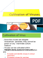 Different Methods of Cultivation of Viruses