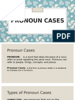 Pronoun Cases - English