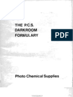 PCS Darkroom Formulary