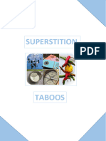 SUPERSTITIONS N TABOOS (Sociology ISC Project)