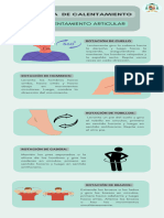 Infografía Rutina Deportiva en Casa Facil Minimalista Verde