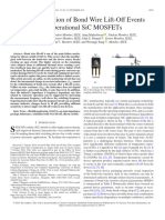 In Situ Detection of Bond Wire Lift-Off Events in Operational SiC MOSFETs