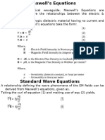 Module 1 - Maxwells equation