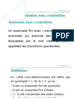 determinisation avec epsilon