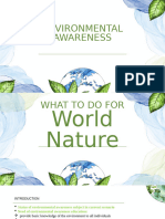 Environmental Awareness Introduction