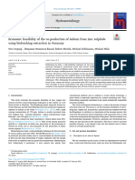 Artículo 5. Economic Feasibility of the Co-production of Indium From Zinc Sulphide Using Bioleaching Extraction in Germany