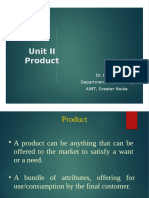 Unit II-Product