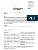 Effect of Geometrical Factors Interactions on Desi