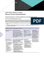 Chief Risk Officer’s Guide Risk & Control Operating Model