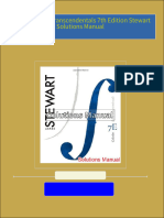 Immediate download Calculus Early Transcendentals 7th Edition Stewart Solutions Manual all chapters