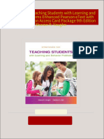 Strategies for Teaching Students with Learning and Behavior Problems Enhanced Pearson eText with Loose Leaf Version Access Card Package 9th Edition Sharon R. Vaughn all chapter instant download