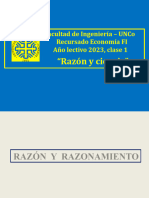 Economía FI - Cursado 2023 -- Clase 1 (Razón y ciencia)