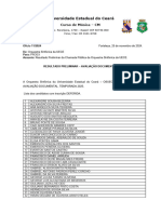 Ofício 11 2024 Resultado Avaliação Documental CHAMADA PÚBLICA OSUECE 2025 Corrigida