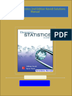 Get Elementary Statistics 2nd Edition Navidi Solutions Manual Free All Chapters Available