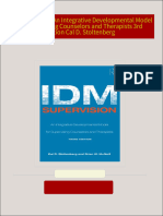 IDM Supervision An Integrative Developmental Model for Supervising Counselors and Therapists 3rd Edition Cal D. Stoltenberg download pdf