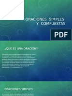 Oraciones  simples  y  compuestas