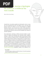 4° Conceitos, teorias e tipologias de violência- a violência faz mal à saúde - Minayo(2)