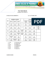 B Pharm_ ODD SEM Timetable 2024-25