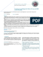 A Study of Characteristic Features and Diagnostic Roles of X-ray and MRI in Calcifying Tendinitis of the Shoulder