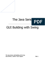 The Java Series: The Java Series. GUI Building With Swing Raul RAMOS / CERN-IT User Support Slide 1