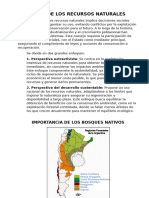 El manejo de los recursos naturales implica decisiones sociales conscientes para organizar su uso