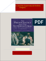 Download ebooks file The Presocratics and the Supernatural Andrew Gregory all chapters