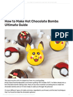 How to Make Hot Chocolate Bombs Ultimate Guide - Patchwork and Poodles