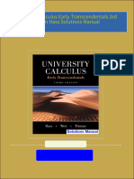 Complete Download of University Calculus Early Transcendentals 3rd Edition Hass Solutions Manual Full Chapters in PDF DOCX